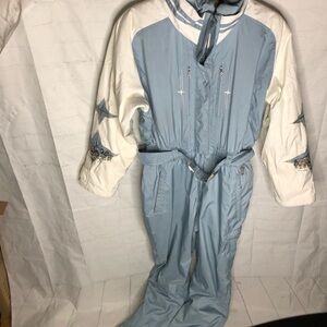 BOGNER Womens’ Vintage Goan Thylmann One Piece Snowsuit Ski Suit Retro Size 16
